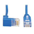 Tripp Lite Down-Angle Cat6 Gigabit Molded Slim Utp Ethernet Cable (Rj45 N204-S01-BL-DN